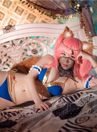 025 CreamSoda Bambi - NO.75 CREAMSODA  Cosplay Tamamo + Kama (FGO)(28)